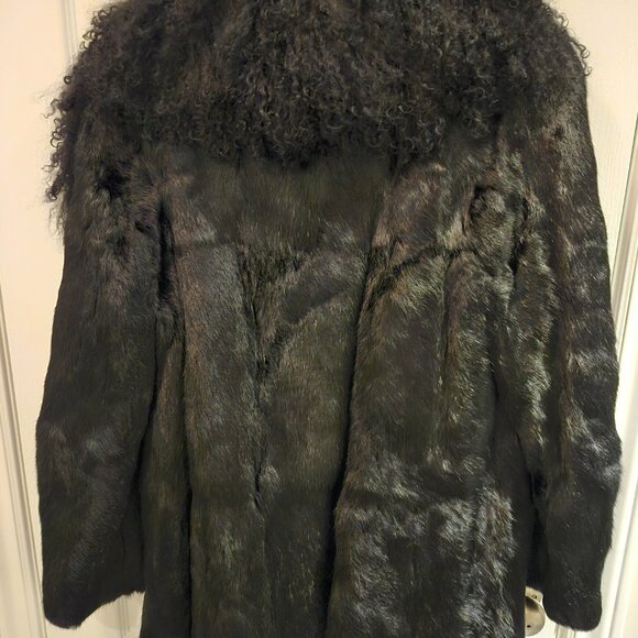 Black fur coat - Picture 8 of 8